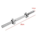thumbnail image 2 of 35cm/45cm/50cm Collars Dumbbell Screw Clamps Dumbbell Bar Spinlock Barbell Weight Lifting Silver for Sport Workout Fitness Barbell Strength Training, 2 of 7
