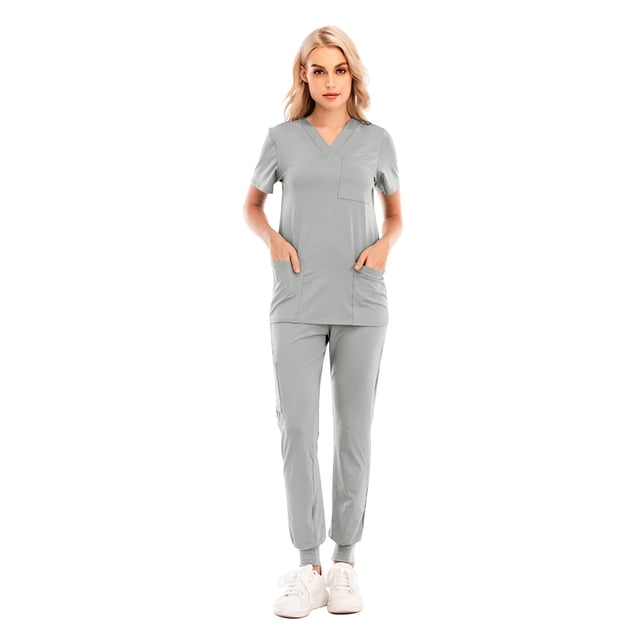 Kcodviy Ensemble pour Femmes Manches Courtes Chic Tailleurs Pantalons de Mariage Extérieur Quotidien Décontracté Combishort Chic Tailleurs Pantalons pour un Mariage Grande Taille Robe Femmes Vestes Chandails Tenues