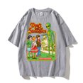 thumbnail image 5 of Don’T Talk To Strangers Print T-Shirt Street Breathable Alien Tshirt Fashion Loose Tees High Quality Cotton Clothes Men Women, 5 of 10