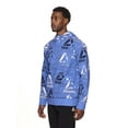 thumbnail image 4 of Reebok Mens & Big Mens All Over Delta Logo Hoodie, up to Sizes 3XL, 4 of 5