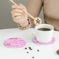 thumbnail image 6 of Disketp Best Mom Ever Funny Coasters,6 Pcs Leather Coasters With Holder, Perfect Housewarming Hostess Gifts,Protect Furniture From Water Marks Scratch And Damage, 6 of 9