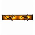 thumbnail image 6 of Meyda Lighting 24'W Gecko Vanity Light, Timeless Bronze/Amber Mica - 14333, 6 of 7