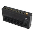 thumbnail image 2 of Mezclador de sonido, mezclador de línea estéreo de 6 canales de Metal ultracompacto de bajo ruido para escenario de estudio, barra de clubes pequeños, enchufe de 100 a 240V EE. UU., 2 of 12