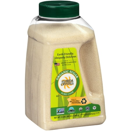 Florida Crystal's Organic Cane Sugar 48 Oz Shaker