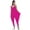 Hot Pink, variant on Women's TR Harem Pant Capri Jumper Romper (Rose, Small)