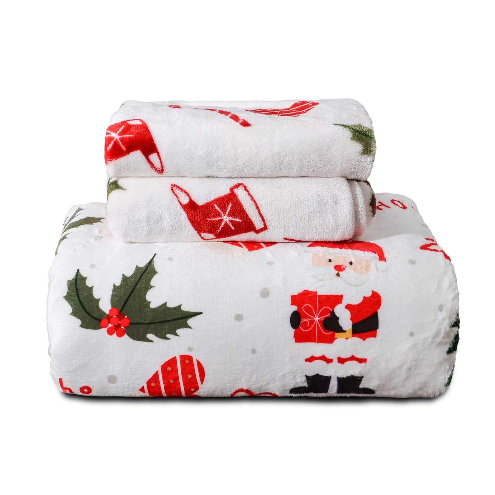 Gogreen Luxury Flannel Queen Duvet Cover Floral, Soft & Breathable 2 Pieces Queen Bedding Sets, Pattern Queen Comfy Duvet Cover, with Zipper Closure, Includes 1 x Pillowcase, 1 x Duvet Cover