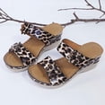 thumbnail image 4 of Zapatillas de cuña para mujer de fondo plano con tacón alto y flores informales retro de verano Wmkox8yii  hj789, 4 of 7