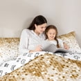 thumbnail image 5 of Castle Fairy Pixelated Miners Queen Comforter Set,Futuristic Cubes Bedding Comforter Set, 5 of 8