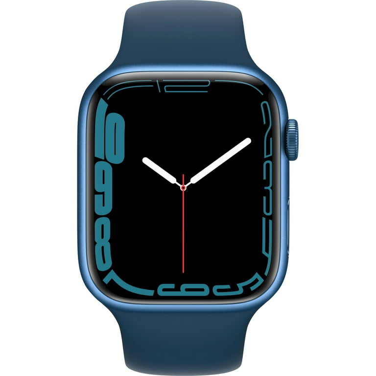 Restored Apple Watch Series 7, Case GPS + Cellular Abyss, Blue