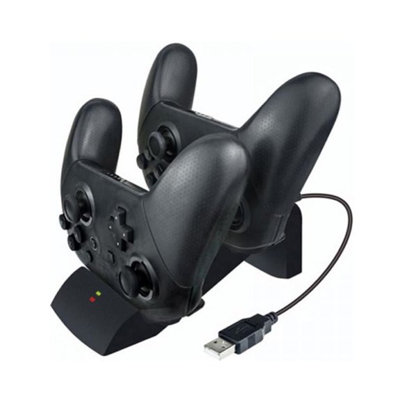 DEBGFS Chargeur Rapide Pro Chargeur de Contrôleur Support de Bureau Station de Charge Double Contrôleur avec Voyants Lumineux