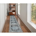 thumbnail image 2 of Linon Home Decor Vintage Area Rug or Runner Collection, Gray and Blue, 2' x 10', 2 of 3