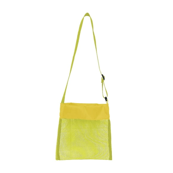 Bolsa de malla de juguete de playa de trompeta, bolsa de recolección de conchas para niños, trompeta de juguete de arena de playa Wmkox8yii  shdjk5164