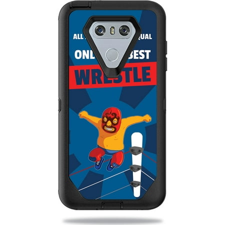 Skin For OtterBox Defender LG G6 Case – Best Wrestle | MightySkins Protective, Durable, and Unique Vinyl Decal wrap cover | Easy To Apply, Remove, and Change Styles | Made in the
