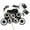 Black-755, variant on Portable Electronic Drum Kit, Foldable Practice Pad, Drum Sticks Included, Compact Design, for Kids/gifts, Travel-Friendly, Silent Practice, Beginner Drummer Kit, Foldable, Gift Set\ Hzhnb