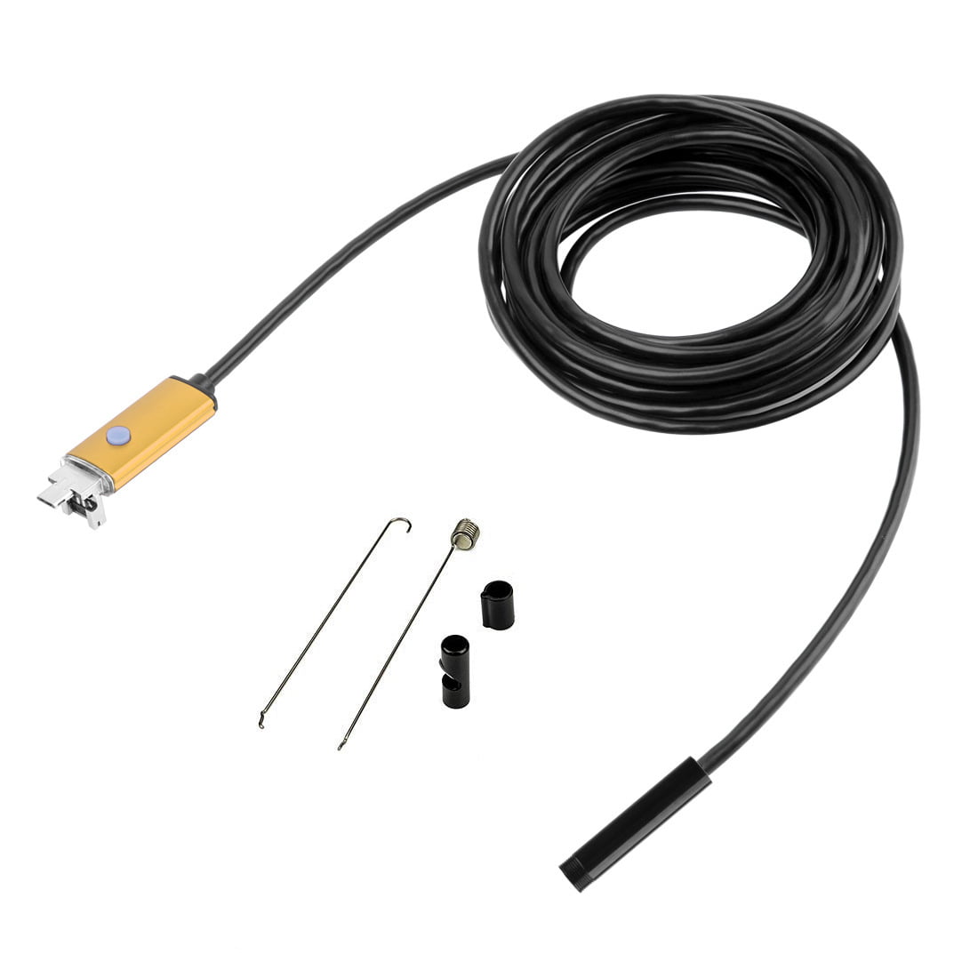 2in1 5m 6LED Endoscope USB Waterproof Borescope Inspection Camera for PC Android 