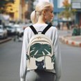 thumbnail image 7 of FORMRS Mini Backpack Purse for Women Quilted Travel Daypack Casual Shoulder Bag, Black Cat Plants, 7 of 7