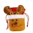 thumbnail image 1 of SGACAI Bolsa de regalo de Navidad Bolsa de dulces de manzana Bolsa de Papá Noel Muñeco de nieve Alce Bolsa de mano con cordón )▲, 1 of 7