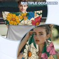 thumbnail image 5 of Uorisanigo Seat Covers for Cars Front Seats Only Universal Fit Most Vehicles Colorful Flowers Print Car Seat Cover Sweat Towel Bucket Seat Covers for Beach Swimming, Sports, Camping,Yoga, 5 of 8