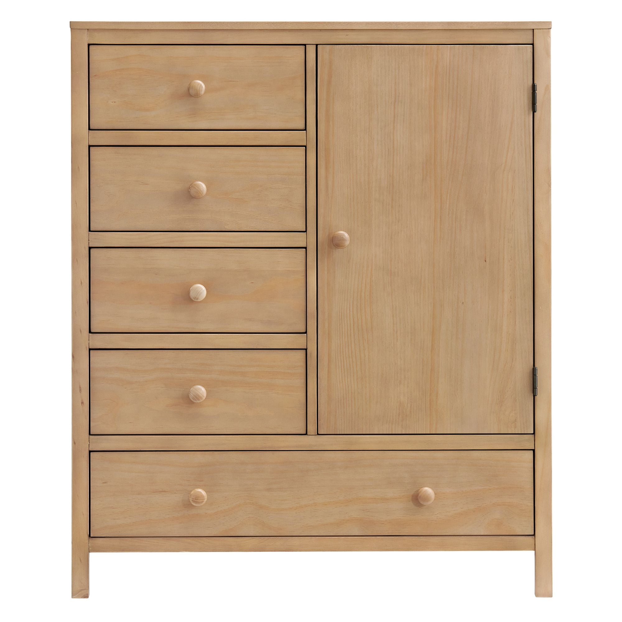 Soho Baby Everlee Wardrobe Chest In Honey Wood