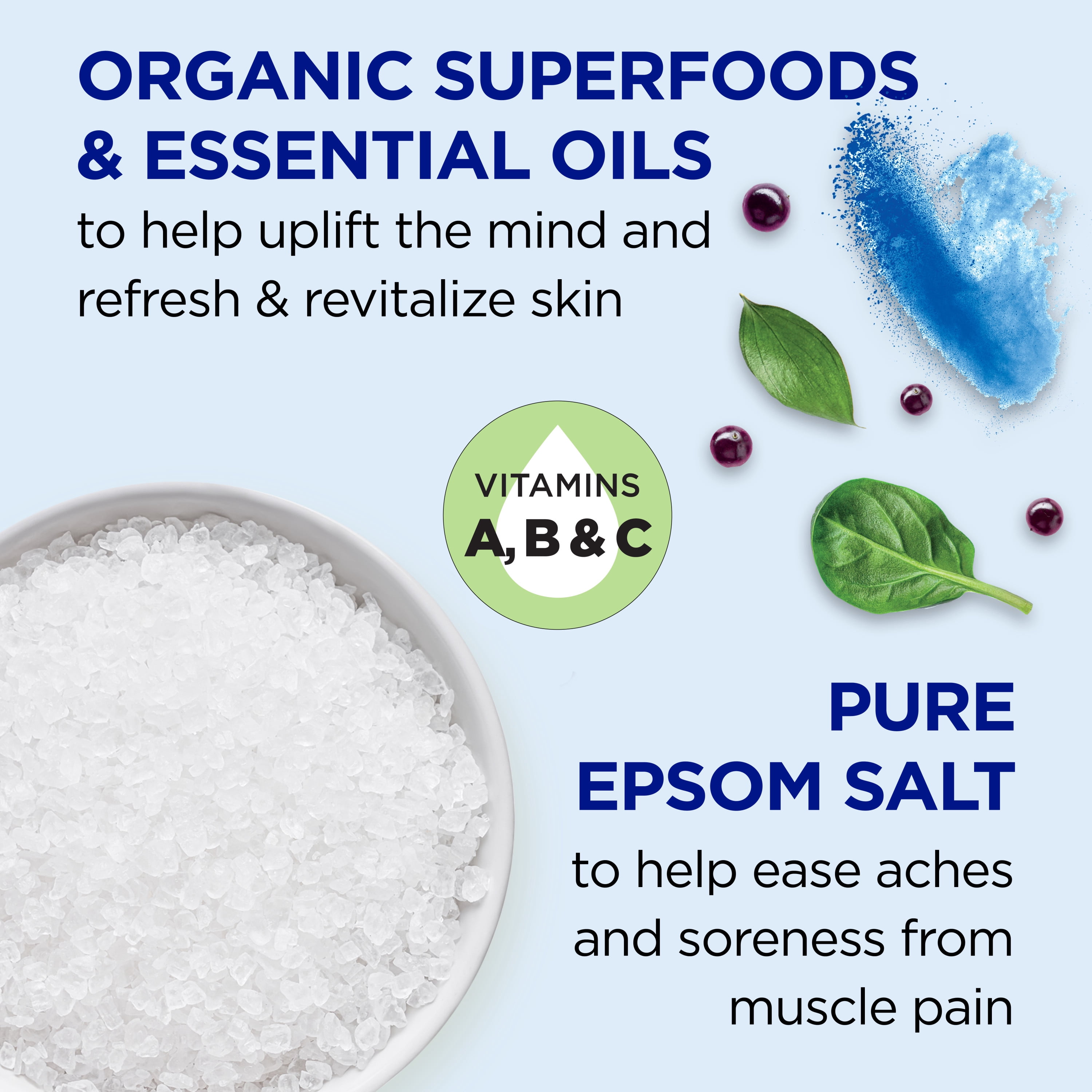 Dr Teal's Refresh & Revitalize Body Wash with Epsom Salt and Superfoods, 24 fl oz
