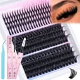 thumbnail image 1 of Kit de extensiones de pestañas Mavphnee Russian Lash 100D 120D Volume, 1 of 1