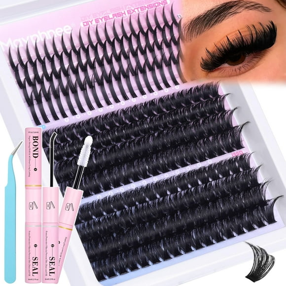 Kit de extensiones de pestañas Mavphnee Russian Lash 100D 120D Volume