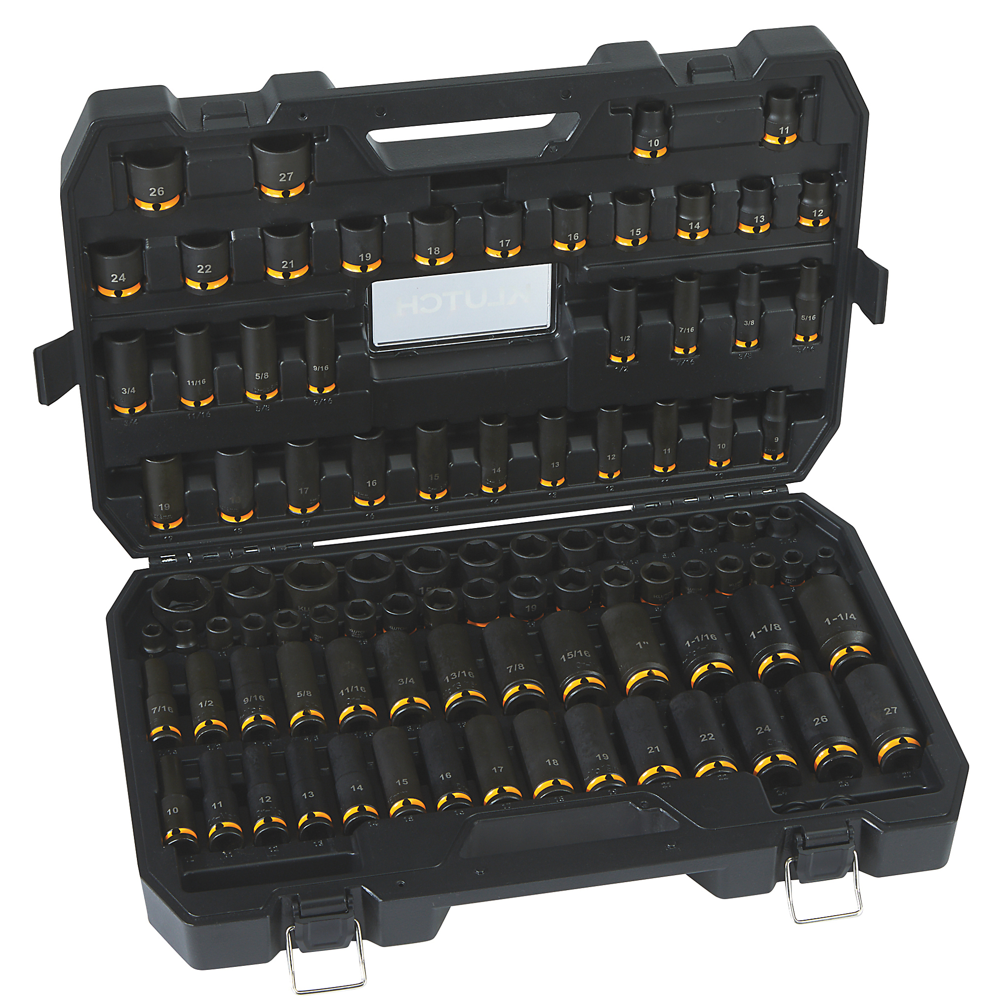 Klutch 94-Piece Impact Socket Set, SAE & Metric photo 8