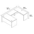 thumbnail image 2 of Bush Series C Elite Mocha Cherry 60W x 30D U Station Desk Shell SRE081MR, 2 of 6