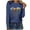 Blue, variant on Enjoytime Shirts for Women Long Sleeve Crewneck Printed Loose Fit Sweatshirt Casual Womens Blouses Tops