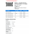 thumbnail image 2 of Radiator 1 - Compatible with 2012 - 2019 Chevrolet Sonic 1.4L 4-Cylinder - Autopart Premium, 2 of 2