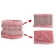 thumbnail image 3 of Gorro de lana para niño pequeño, gorro de punto con doble pompón y giro invernal, color rosa, 3 of 3