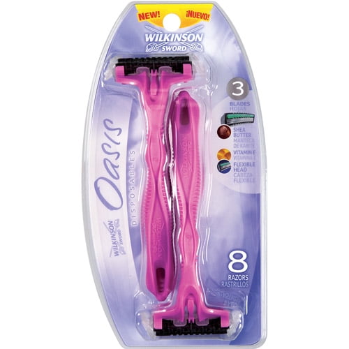 Wilkinson Sword Double Edge Oasis Razors, 8ct