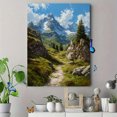 thumbnail image 4 of Qisvanset 12x16 Inch Abstract Celestial Sphere Canvas Painting Wall Art, 4 of 5