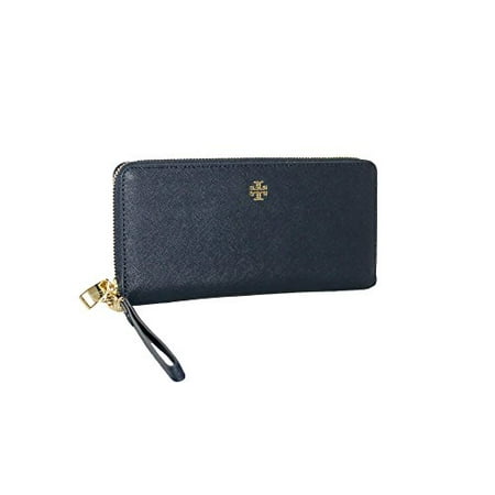 - Tory Burch Emerson Zip Passport Continental Around Leather Wallet