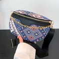 thumbnail image 1 of Bolsa De Pecho Bolsa Mujer Pecho Riñoneras Étnicas Nacionales Moda Messenger Azul Ndcxsfigh Para Estrenar, 1 of 9