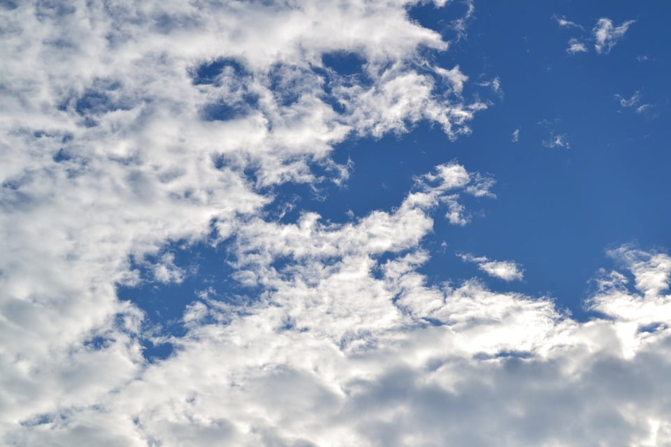 Weather Cloud Heaven Sky Blue Clouds Inch By 30 Inch Laminated Poster With Bright Colors And Vivid Imagery Fits Perfectly In Many Attractive Frames Walmart Com Walmart Com