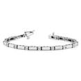 thumbnail image 3 of Primal Gold 14 Karat White Gold AA Diamond Tennis Bracelet, 3 of 5