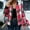 Hot Pink, variant on ‌FDGIU Womens Plaid Shacket Jacket Long Sleeve Button-Up, Warm Flannel Shirt Coat for Fall Fashion & Winter Clothing