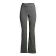 thumbnail image 3 of Athletic Works Women's Flare Yoga Pant with Fold over Waistband, 3 of 6