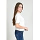 thumbnail image 2 of Blusa tejida de manga corta /Juvenil, 0257 (Blanco) blanco CH, 2 of 5