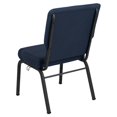 thumbnail image 3 of Flash Furniture Advantage 20.5" Fabric Church Chair in Cobalt and Black, 3 of 8