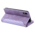 thumbnail image 4 of Feishell Crossbody Wallet Case for Apple iPhone XR,Luxury PU Leather Magnetic Buckle Zipper Pocket Card Slots Shockproof Flip Stand Phone Cover with Hand Strap & Shoulder Strap,Purple, 4 of 13