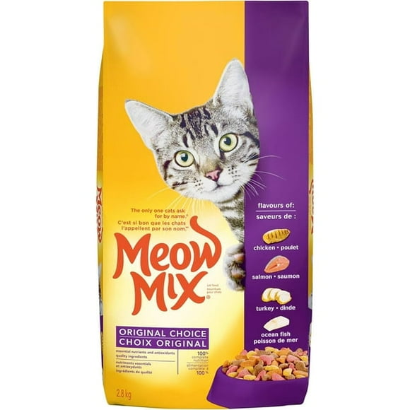 Meow Mix Dry Cat Food, Original Choice, 2.8kg