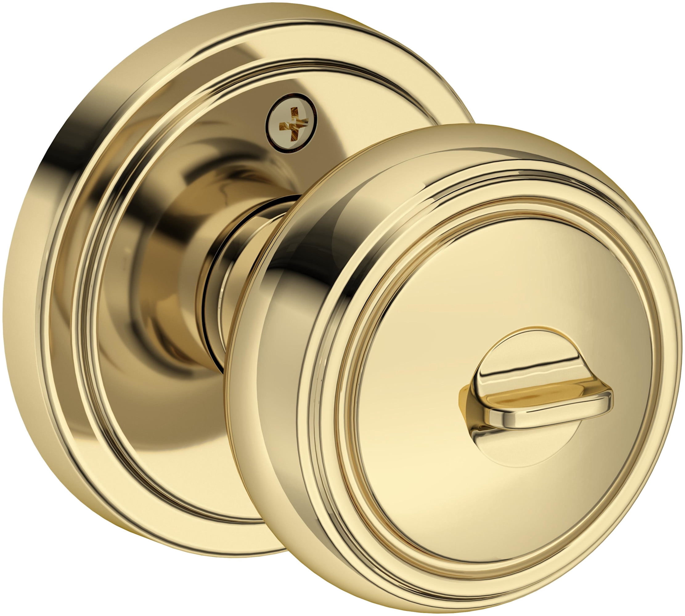 Baldwin ENBRESRR190SMC Bremerton Single Cylinder Keyed Entry Door Knob Set - Black