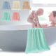 thumbnail image 1 of Toalla de baño de terciopelo y piña | Toalla de spa de secado rápido y absorbente suave para salón de playa de gimnasio en casa | Poliéster grueso | Sin pelusa | 1 paquete | 27.56x55.19 pulgadas, 1 of 7