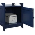 thumbnail image 5 of Convenience Concepts Oxford End Table with Storage Cabinet and Shelf, Cobalt Blue, 5 of 6