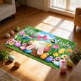 thumbnail image 4 of FastXmas Easter Bunny Welcome-Doormat for Outdoor-Entrance Decor, Colored Eggs Spring Non-Slip Indoor Home Decor Front Door Mats for Bedroom Kitchen Decor(23.6"x15.7"), 4 of 6
