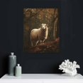 thumbnail image 4 of Nawypu Jesus and Lamb Canvas Wall Art Jesus Running After Lost Lamb Picture Wall Art Canvas Print Christian Home Decor, 4 of 4