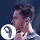 thumbnail image 1 of Auriculares Bluetooth 5.0, Monaurales Colgantes, Impermeables IPX4, Azules, 1 of 8