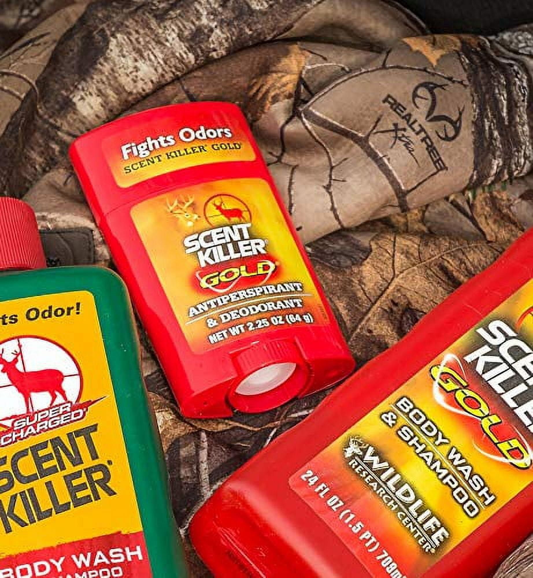 (2 pack) Wildlife Research Center, Scent Killer Gold, 2.25 oz Hunting Antiperspirant and Deodorant